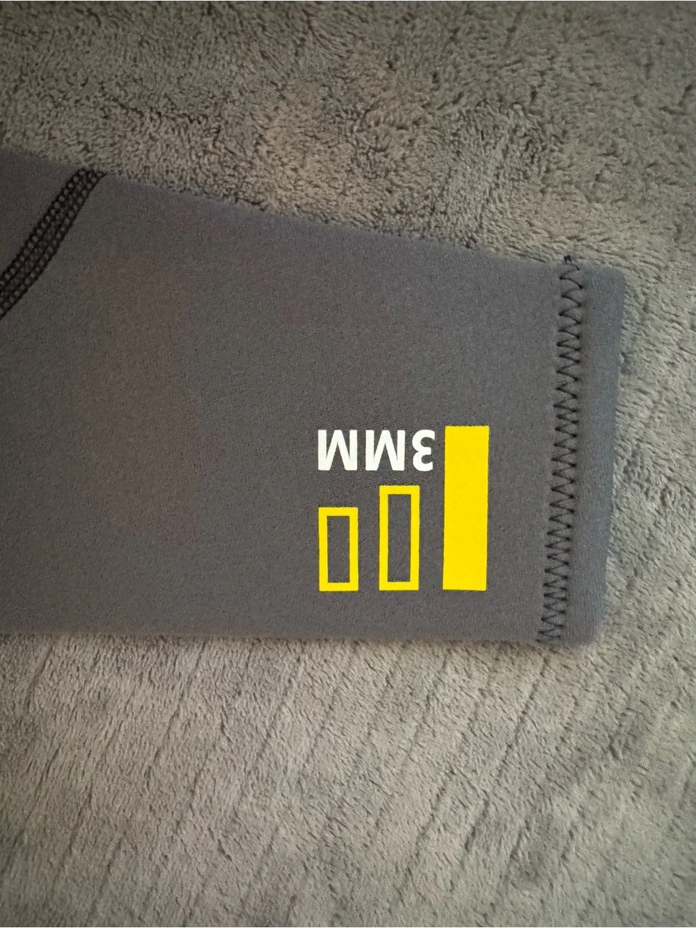 Men’s Black and Gray Rash Guard with Yellow Accents